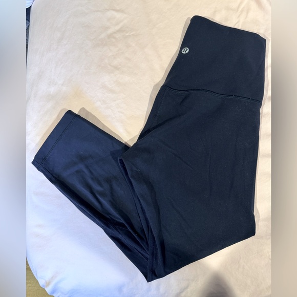 lululemon athletica Pants - Lululemon Navy Blue align cropped leggings